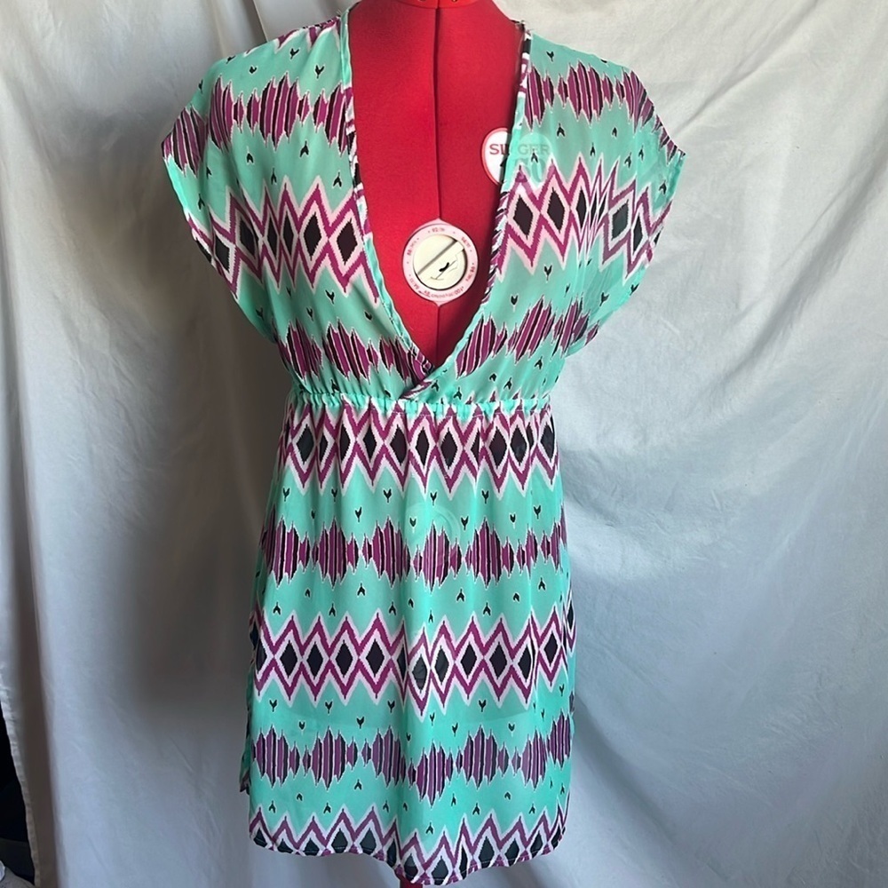 MM239 Beach stop one piece coverup